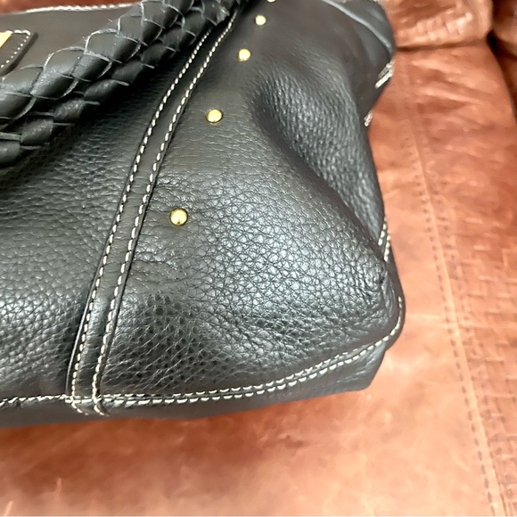 NWT MAXX New York Signature Spacious Genuine Leather Tote & Shoulder Bag - Picture 9 of 14